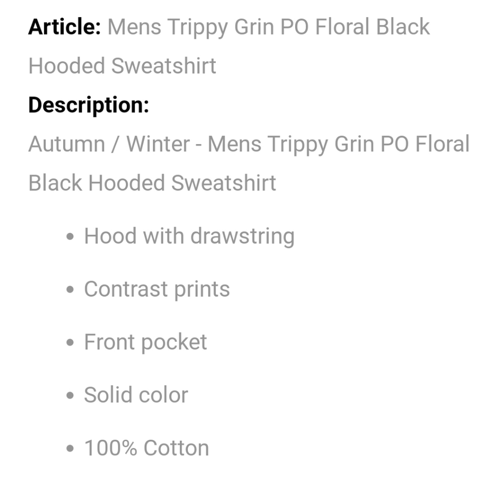 NWT Men's Vans Trippy Grin Hoodie - Picture 14 of 14